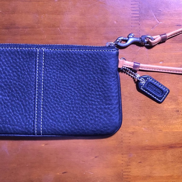 Black Coach Wristlet - Picture 2 of 2